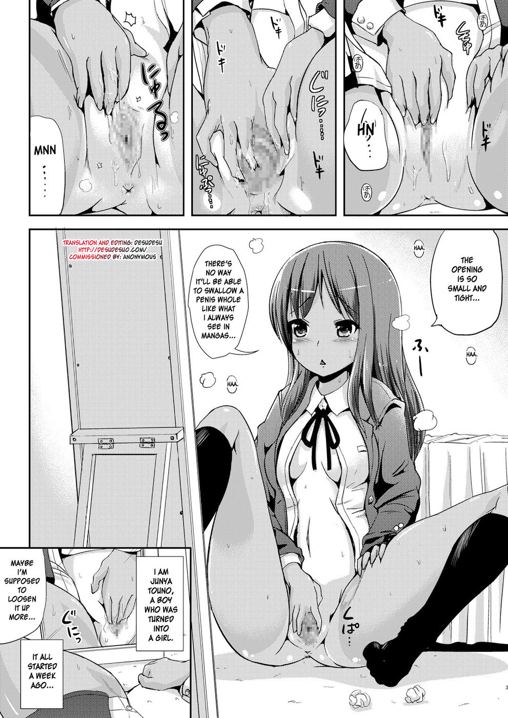 Hentai Manga Comic-Asa Onna Ore to Futanarikko Ojousama-Chapter 1-2